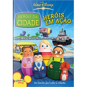 Dvd Os Heróis da Cidade, Heróis em Ação, Walt Disney