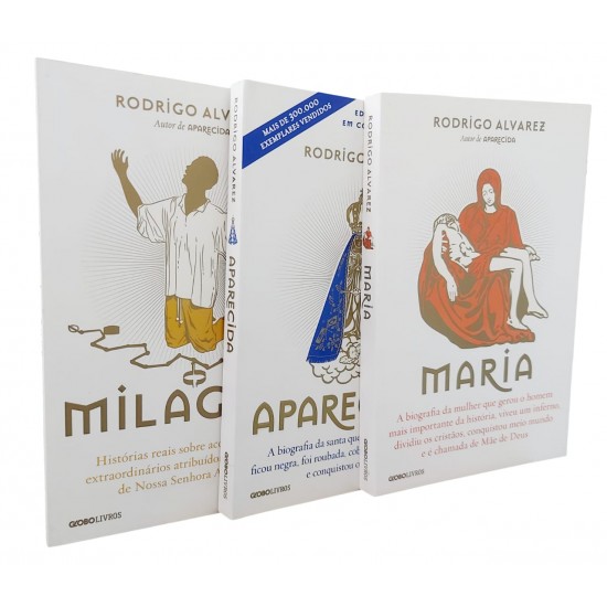 Box Biografia de Maria, Aparecida, Milagres, Rodrigo Alvarez