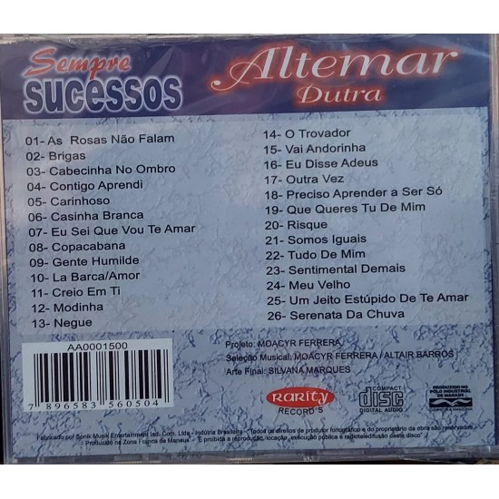 Cd Altemar Dutra, Sempre Sucessos