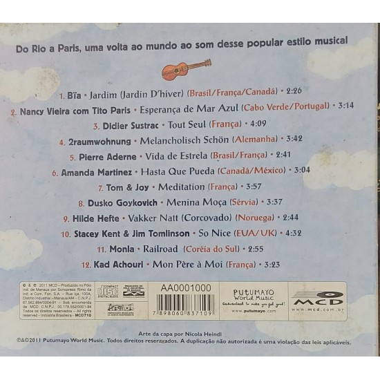 Cd Bossa Nova, Around The World, Putumayo Presents