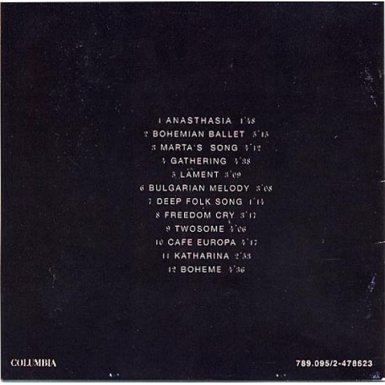 Cd Deep Forest, Boheme, 1995