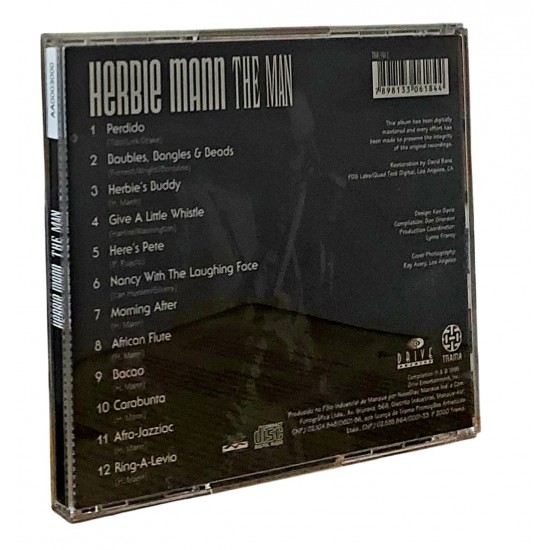 Cd Herbie Mann, The Man, Jazz Collection, 1995
