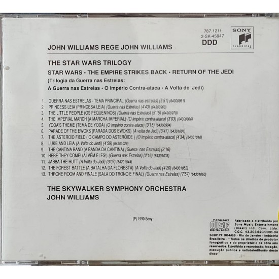 Cd John Williams, The Star Wars Trilogy
