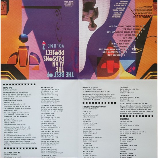Cd The Best Of The Alan Parsons Project, Volume 2, Arista, 1991