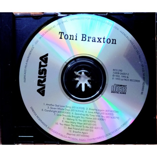 Cd Toni Braxton, Another Sad Love Song, 1993
