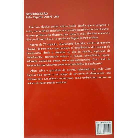 Desobsessão, Francisco Cândido Xavier, Pelo Espírito André Luiz