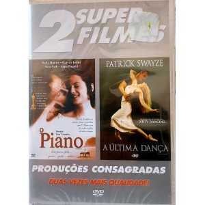 Dvd 2 Super Filmes, O Piano, A Última Dança, Dirty Dancing