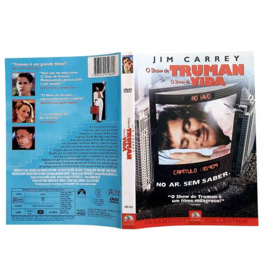 Dvd O Show de Truman, O Show da Vida, Jim Carrey