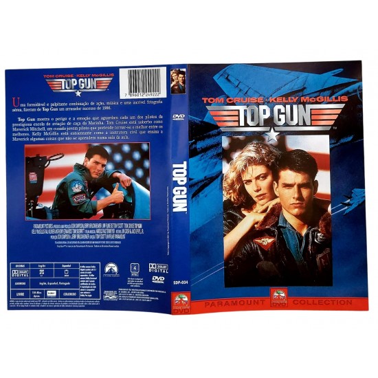 Dvd Top Gun. Tom Cruise, Kelly McGills, Paramount Collection, 1986
