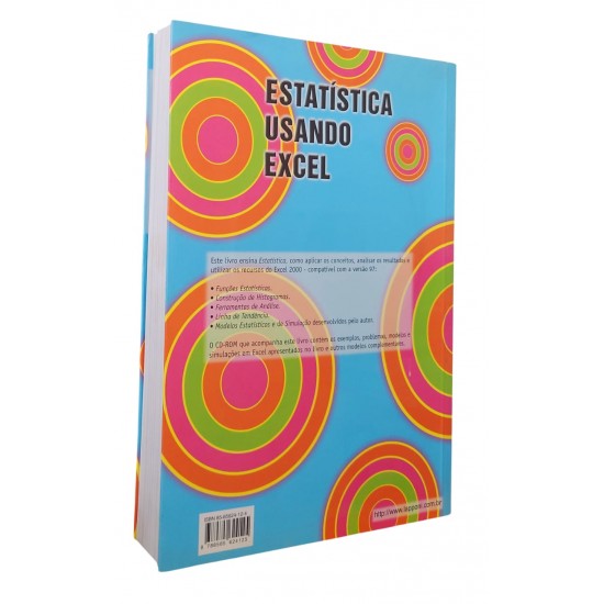 Estatística Usando Excel, Juan Carlos Lapponi, Inclui Cd-Rom
