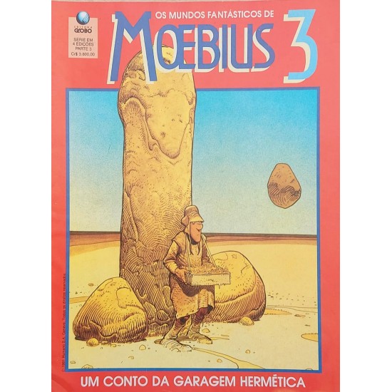 Os Mundos Fantásticos de Moebius, 4 Partes - Completa, Jean Giraud, Moebius - Frete Grátis