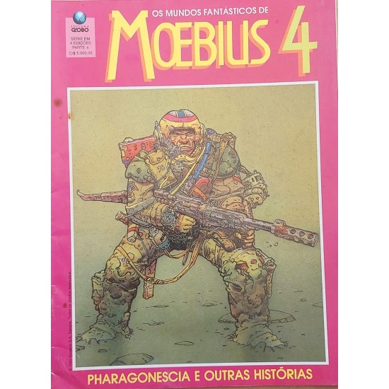 Os Mundos Fantásticos de Moebius, 4 Partes - Completa, Jean Giraud, Moebius - Frete Grátis