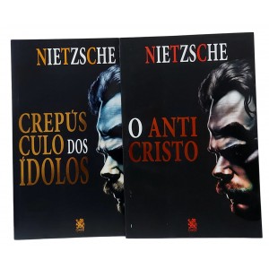 Kit 2 Livros de Nietzsche, Crepúsculo dos Ídolos, O Anticristo