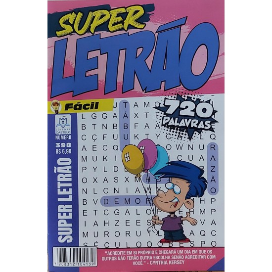 Kit com 5 Caça Palavras , Passatempos Super Letrão, Caça Letrão, Cripto