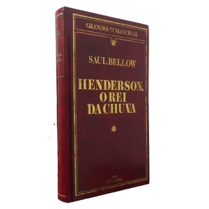 Henderson, O Rei da Chuva, Saul Bellow, Capa dura de Luxo em vermelho, com Letras Douradas, Editora Abril