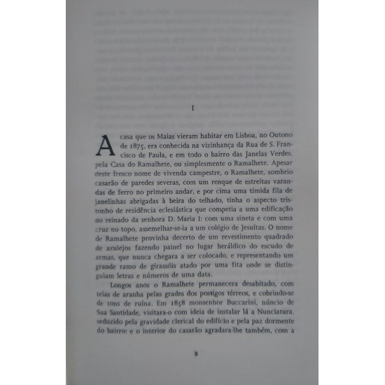 Os Maias, Episódios da Vida Romântica, Eça de Queiroz, Capa dura de luxo com Letras Douradas, Edição Portuguesa