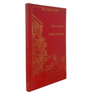 Tonio Krueger, A Morte em Veneza, Thomas Mann, Capa de Luxo vermelha com Letras Douradas, Editora Abril