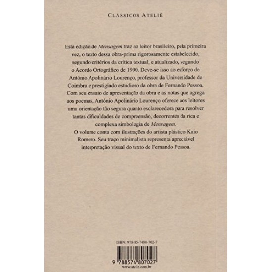 Mensagem, Fernando Pessoa, Ateliê Editorial
