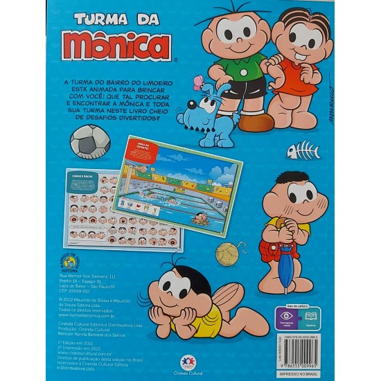 Procurar e Encontrar, Onde Está a Mônica?, Mauricio de Souza