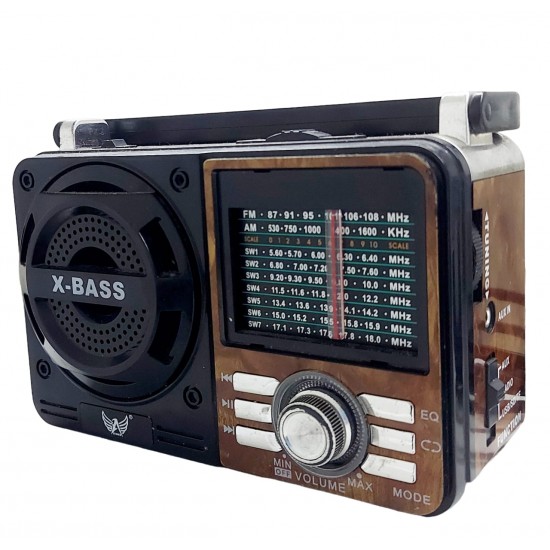 Radio X-Bass com USB e Card