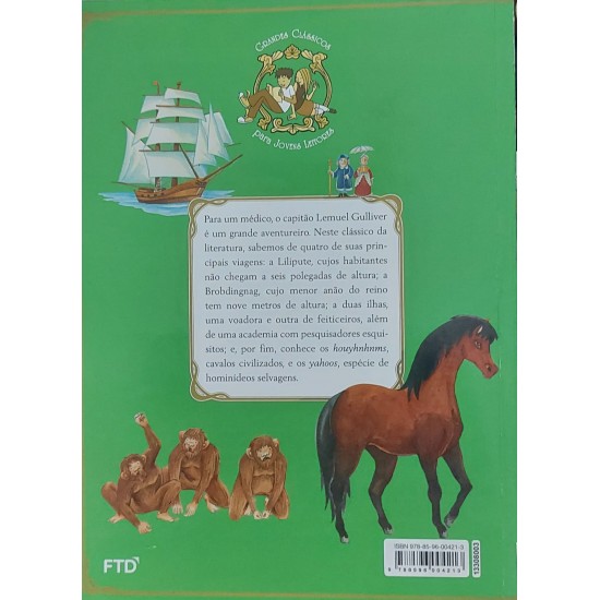 Viagens de Gulliver, Jonathan Swift, Tradução e Adaptação Ronaldo Simões Coelho, Ilustrações Marilia Pirillo, Frete Grátis