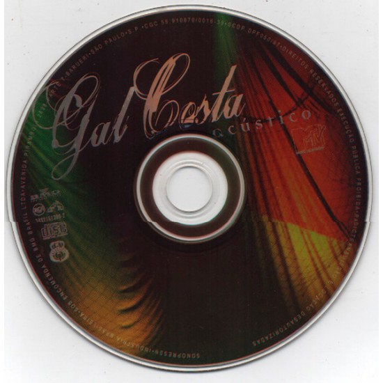Cd Gal Costa, Acústico MTV